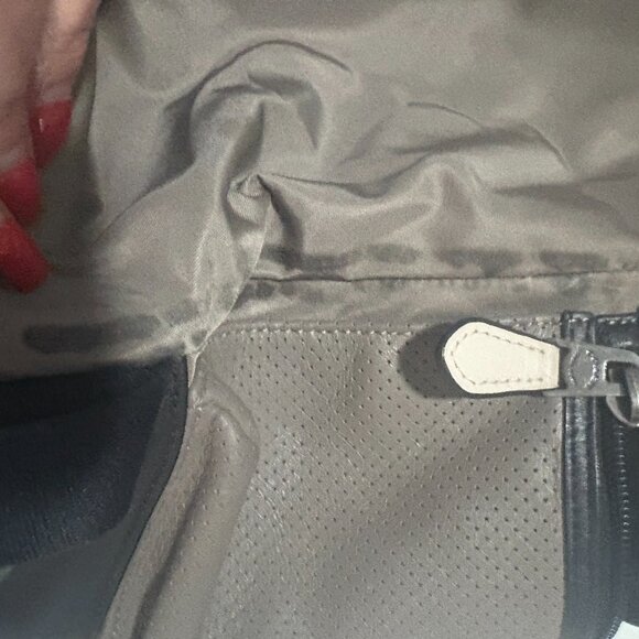 Coach All Terrain Trek Perforated Leather Canvas Unisex Backpack - Picture 15 of 17